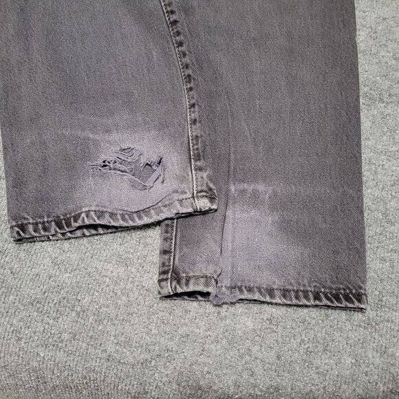 Vtg Levis 501 Jeans 33x30 Black Distressed Dominican Republic Button Front - Picture 4 of 15